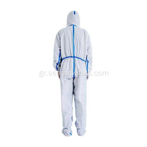 ppe full body isolation protection suit μίας χρήσης ολόσωμη φόρμα